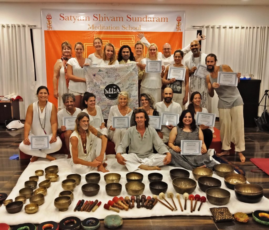 Tibetan Singing Bowls Sound Training India,Sound Therapist Training India