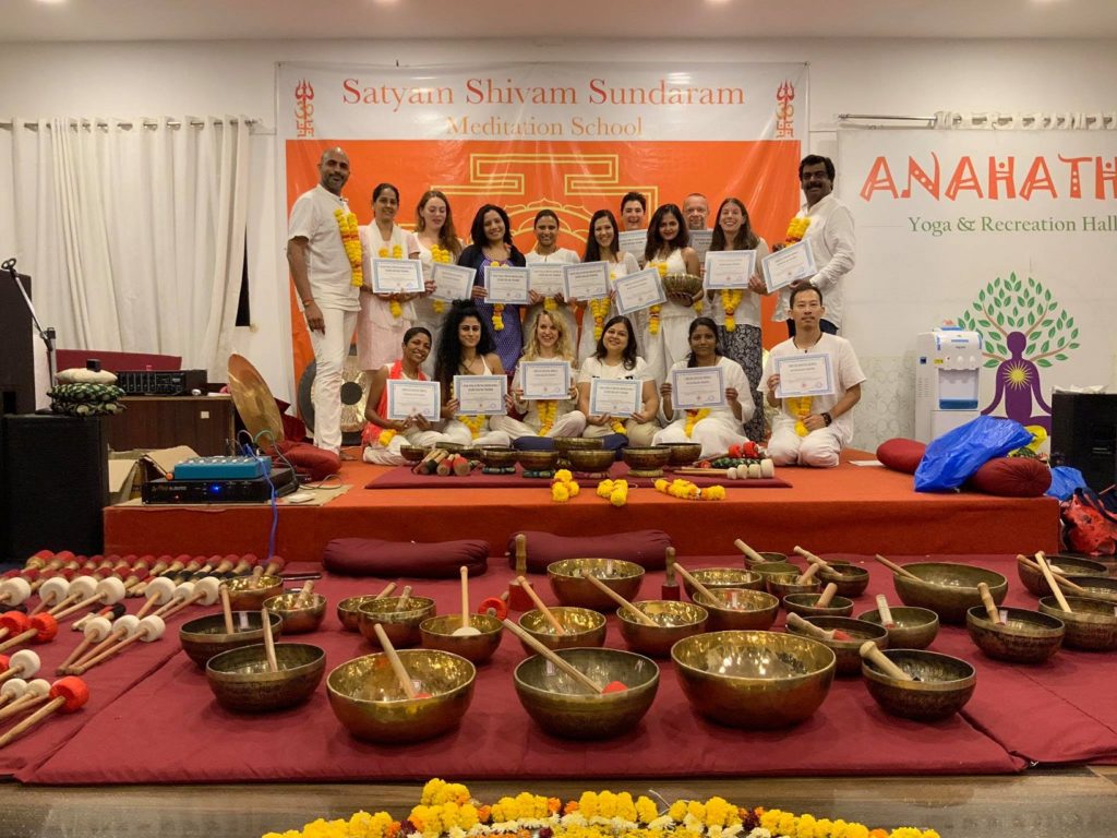Antique finish etched & Carving Seven Chakra Tibetan Singing Bowls Sets in Fiji